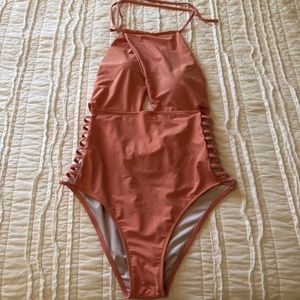 Peach Cupshe One-piece Swimsuit